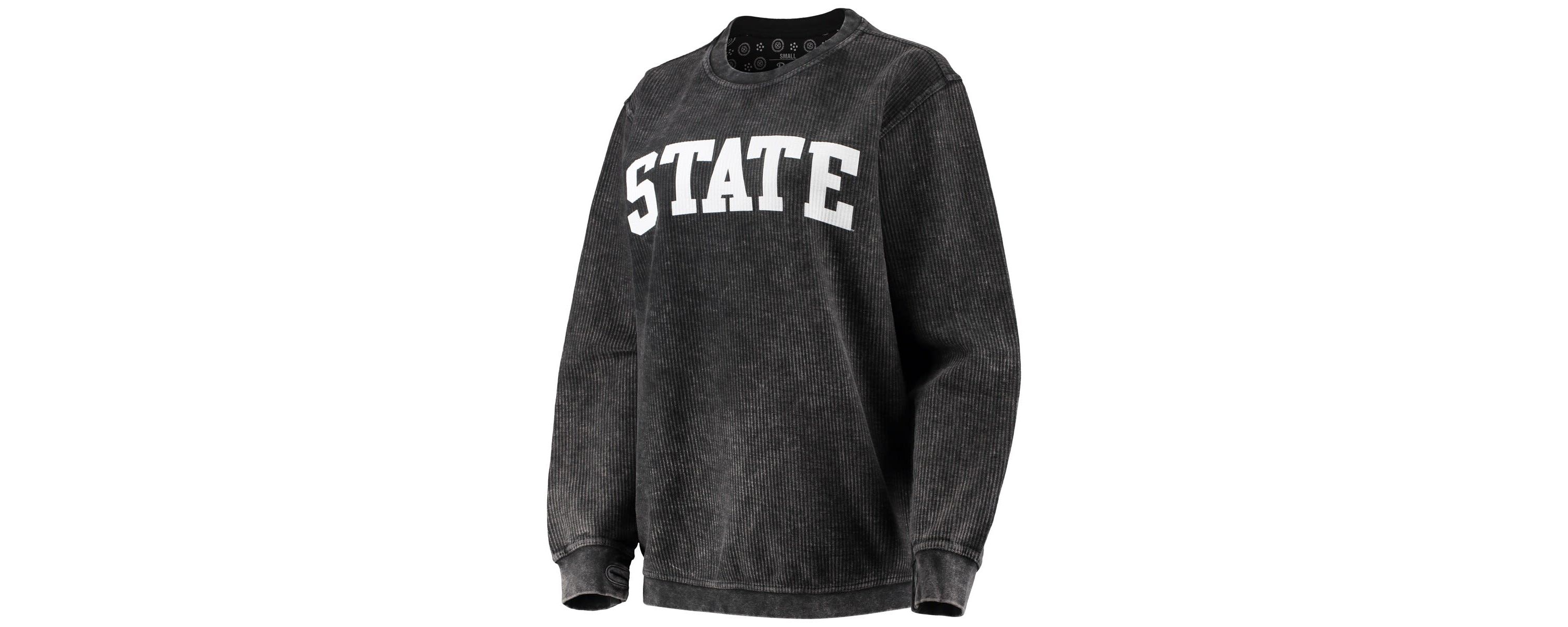 NCAA Michigan State Spartans Comfy Cord Vintage Wash Basic Arch Pullover Sweatshirt