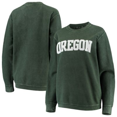 NCAA Oregon Ducks Comfy Cord Vintage Wash Basic Arch Pullover Sweatshirt