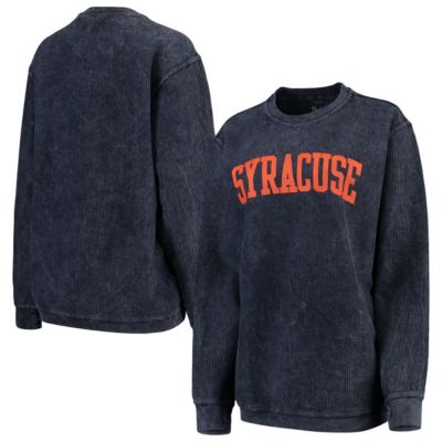 Syracuse Orange NCAA Comfy Cord Vintage Wash Basic Arch Pullover Sweatshirt