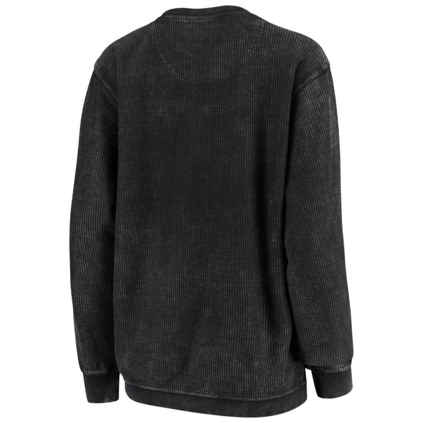 NCAA Georgia Bulldogs Comfy Cord Vintage Wash Basic Arch Pullover Sweatshirt