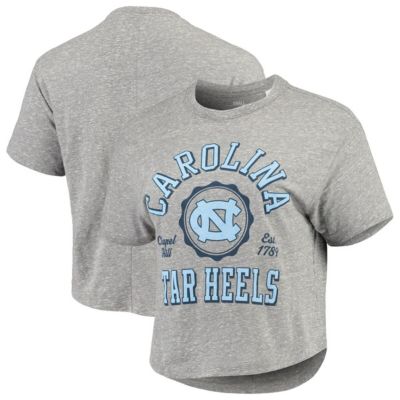 NCAA North Carolina Tar Heels Bishop Tri-Blend Knobi Crop T-Shirt