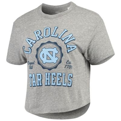 NCAA North Carolina Tar Heels Bishop Tri-Blend Knobi Crop T-Shirt