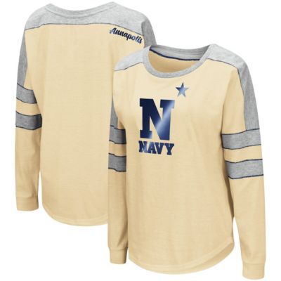 Navy Midshipmen NCAA Trey Dolman Long Sleeve T-Shirt