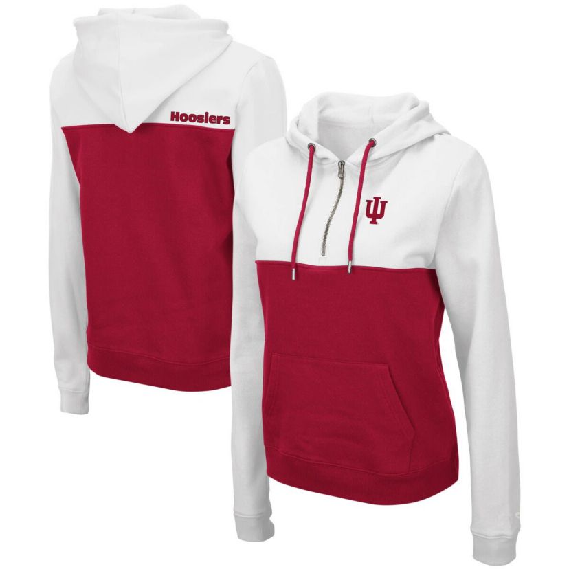 NCAA Indiana Hoosiers Aidan Lightweight Half-Zip Hoodie