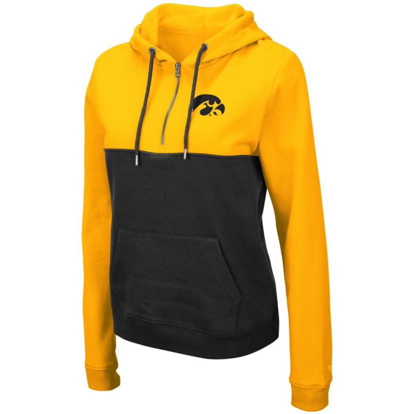 NCAA Iowa Hawkeyes Aidan Lightweight Half-Zip Hoodie