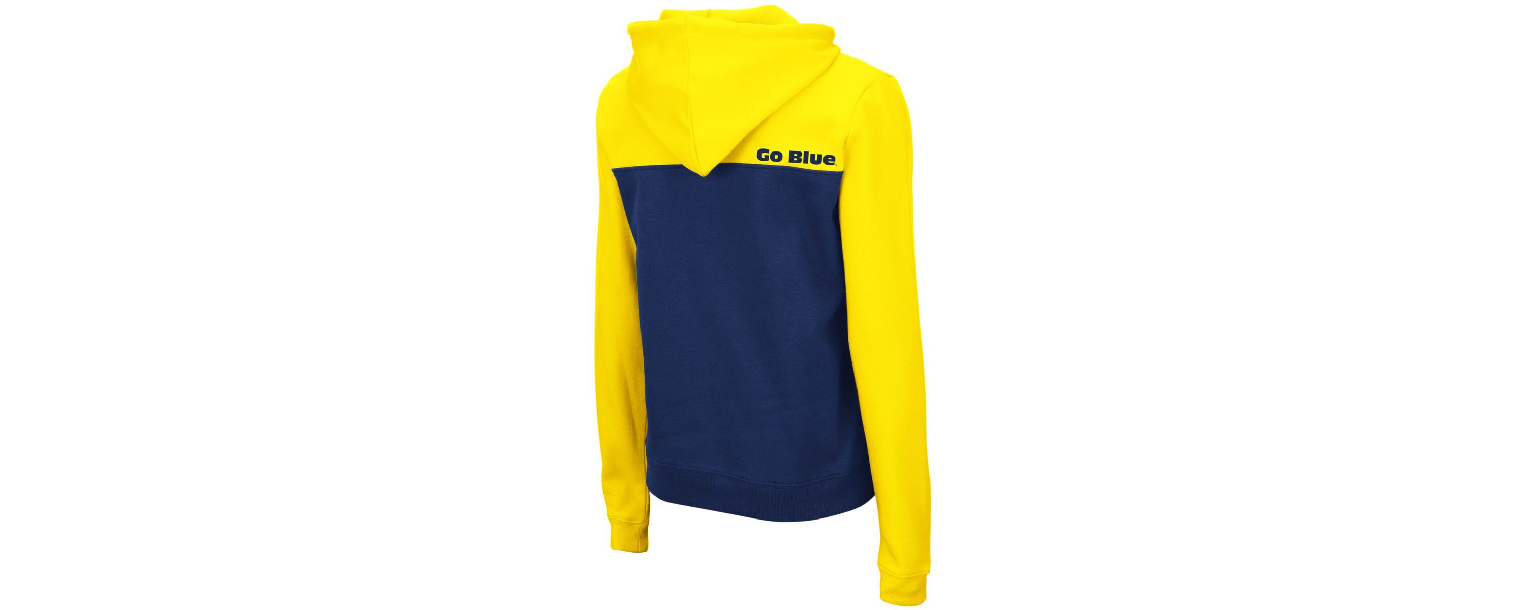NCAA Michigan Wolverines Aidan Lightweight Half-Zip Hoodie
