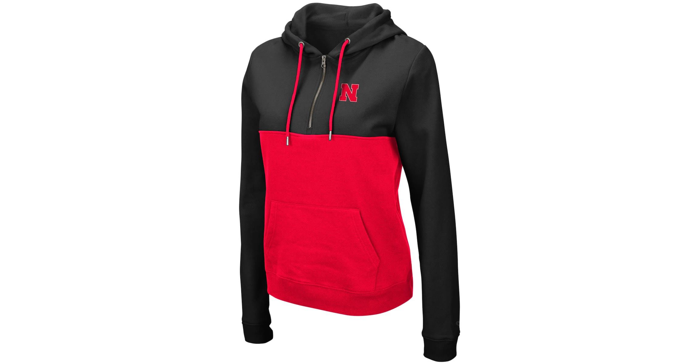 NCAA Nebraska Huskers Aidan Lightweight Half-Zip Hoodie