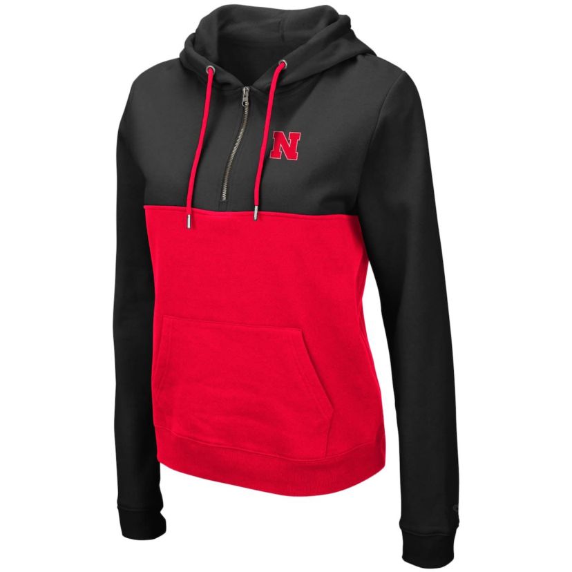 NCAA Nebraska Huskers Aidan Lightweight Half-Zip Hoodie
