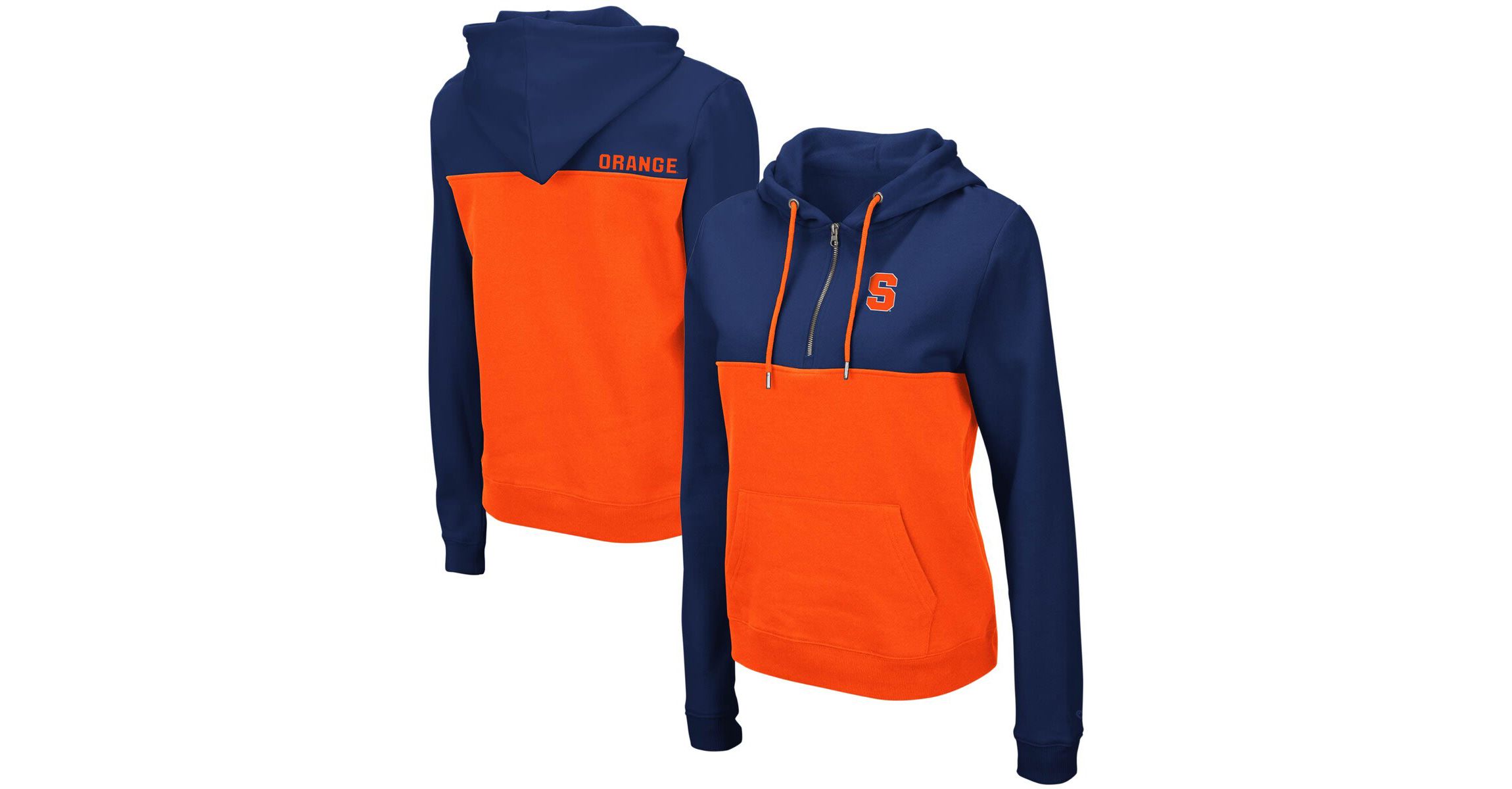 Syracuse Orange NCAA Syracuse Aidan Lightweight Half-Zip Hoodie