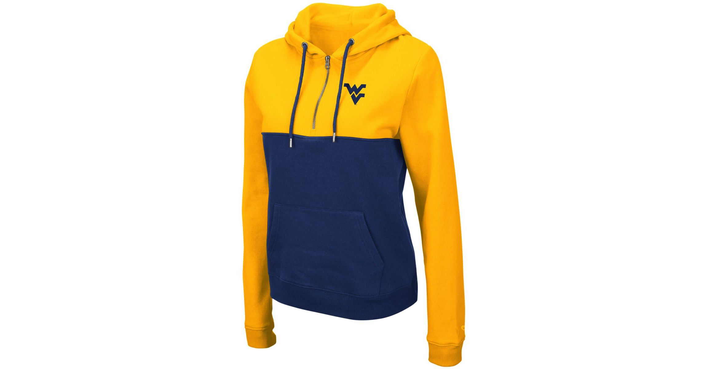 NCAA West Virginia Mountaineers Aidan Lightweight Half-Zip Hoodie
