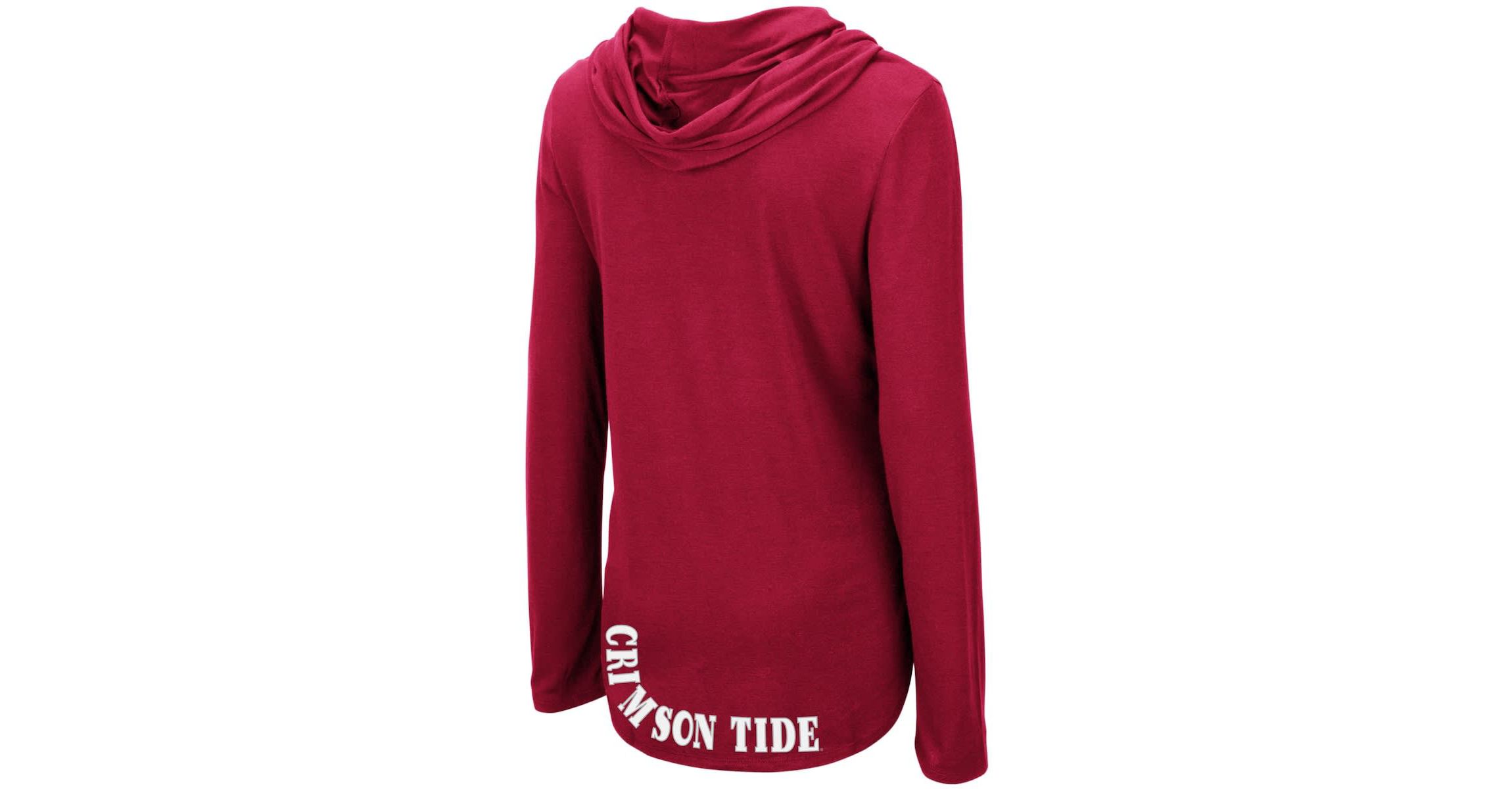 Alabama Crimson Tide NCAA Alabama Tide My Lover Lightweight Hooded Long Sleeve T-Shirt
