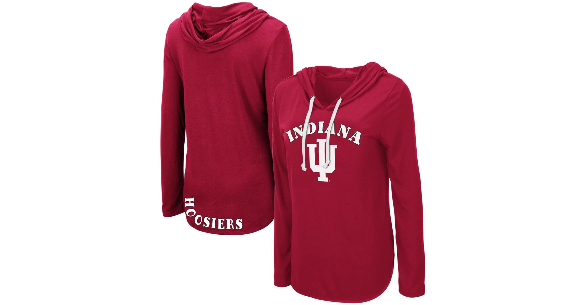 NCAA Indiana Hoosiers My Lover Lightweight Hooded Long Sleeve T-Shirt