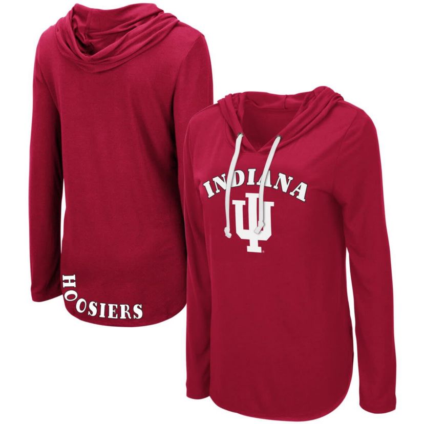 NCAA Indiana Hoosiers My Lover Lightweight Hooded Long Sleeve T-Shirt