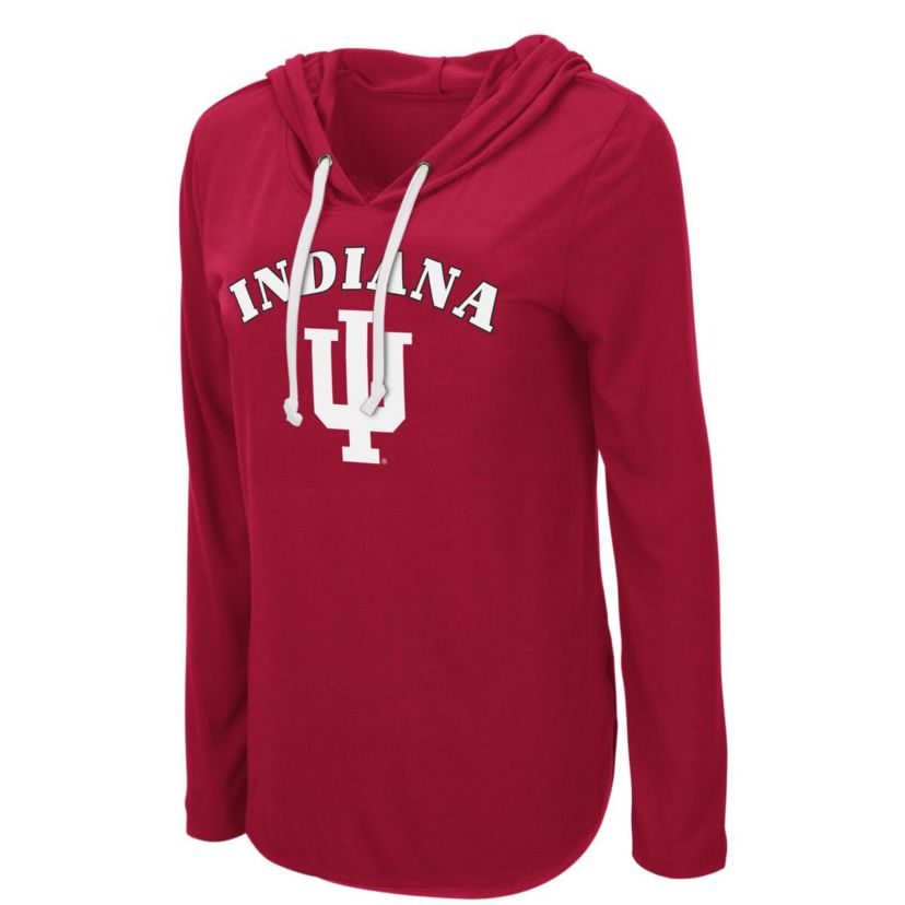 NCAA Indiana Hoosiers My Lover Lightweight Hooded Long Sleeve T-Shirt