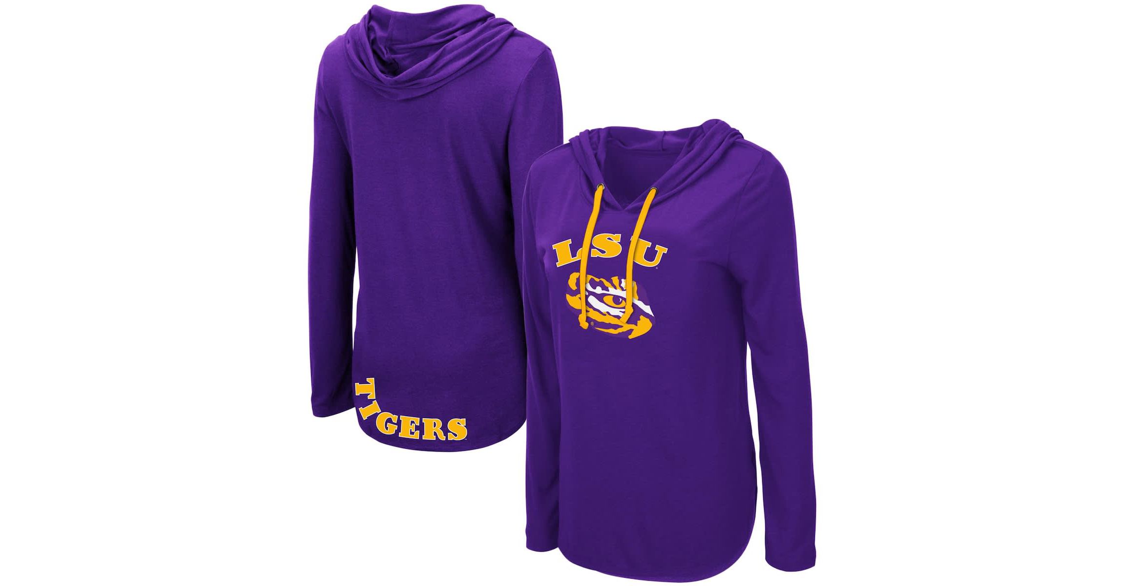 NCAA LSU Tigers My Lover Lightweight Hooded Long Sleeve T-Shirt