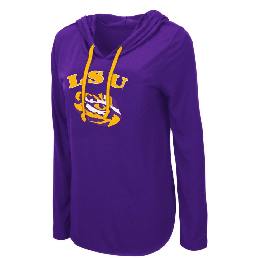 NCAA LSU Tigers My Lover Lightweight Hooded Long Sleeve T-Shirt