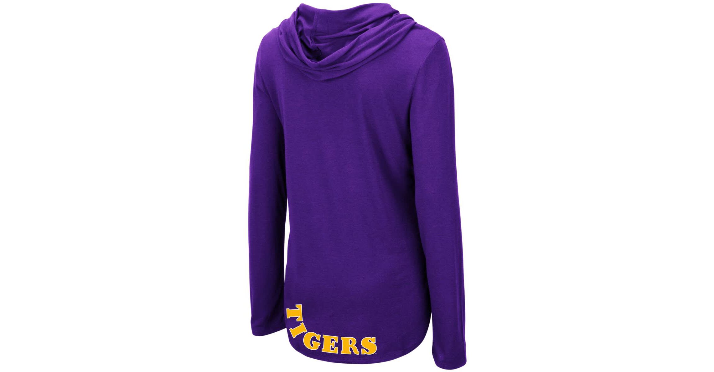 NCAA LSU Tigers My Lover Lightweight Hooded Long Sleeve T-Shirt