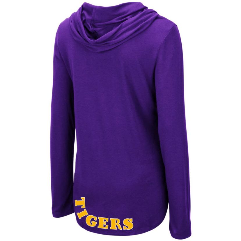 NCAA LSU Tigers My Lover Lightweight Hooded Long Sleeve T-Shirt