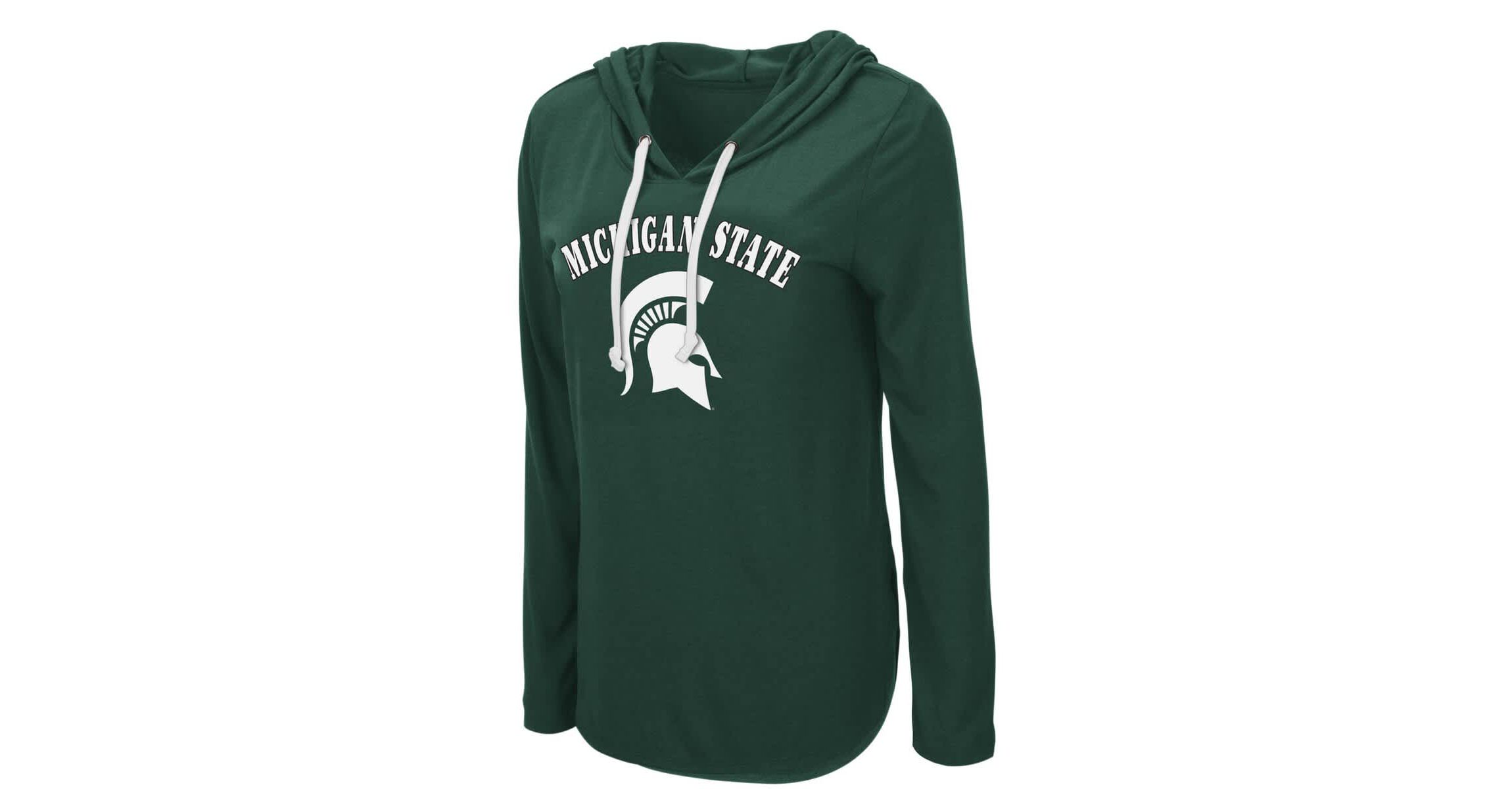 NCAA Michigan State Spartans My Lover Lightweight Hooded Long Sleeve T-Shirt