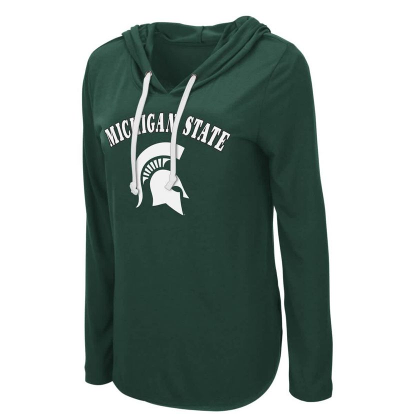 NCAA Michigan State Spartans My Lover Lightweight Hooded Long Sleeve T-Shirt