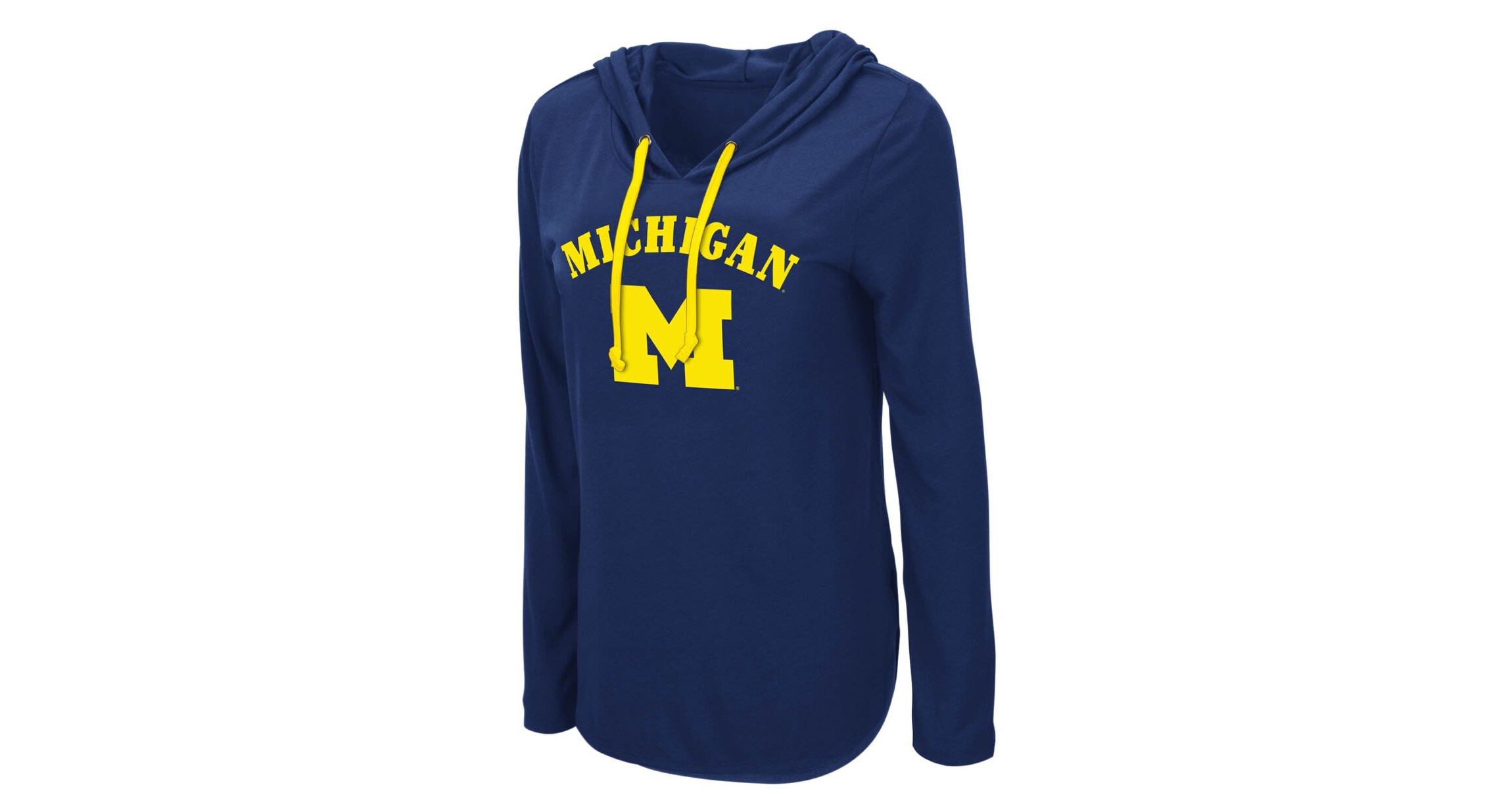 NCAA Michigan Wolverines My Lover Lightweight Hooded Long Sleeve T-Shirt