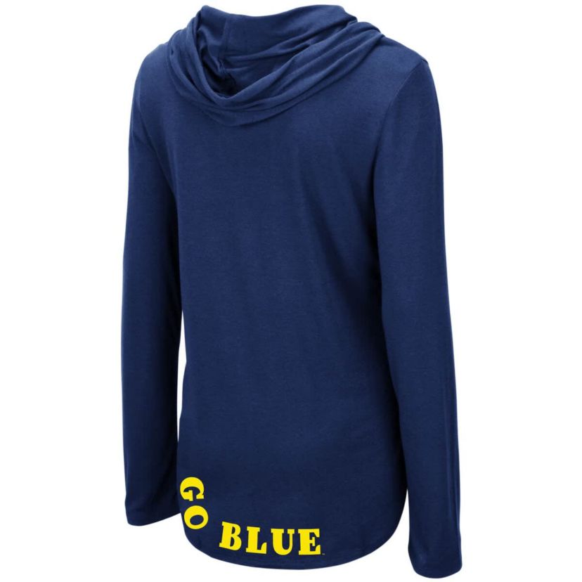NCAA Michigan Wolverines My Lover Lightweight Hooded Long Sleeve T-Shirt