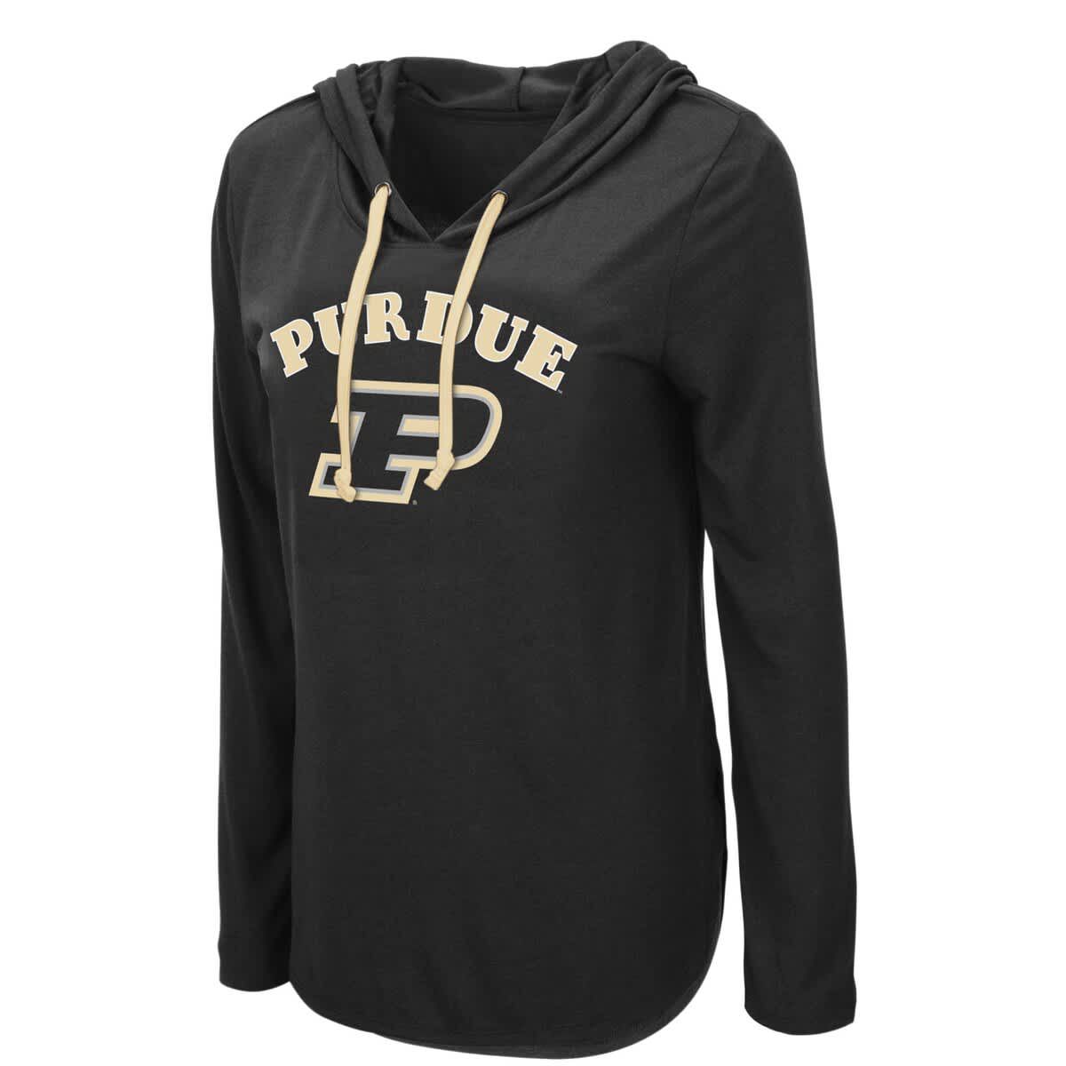 NCAA Purdue Boilermakers My Lover Lightweight Hooded Long Sleeve T-Shirt