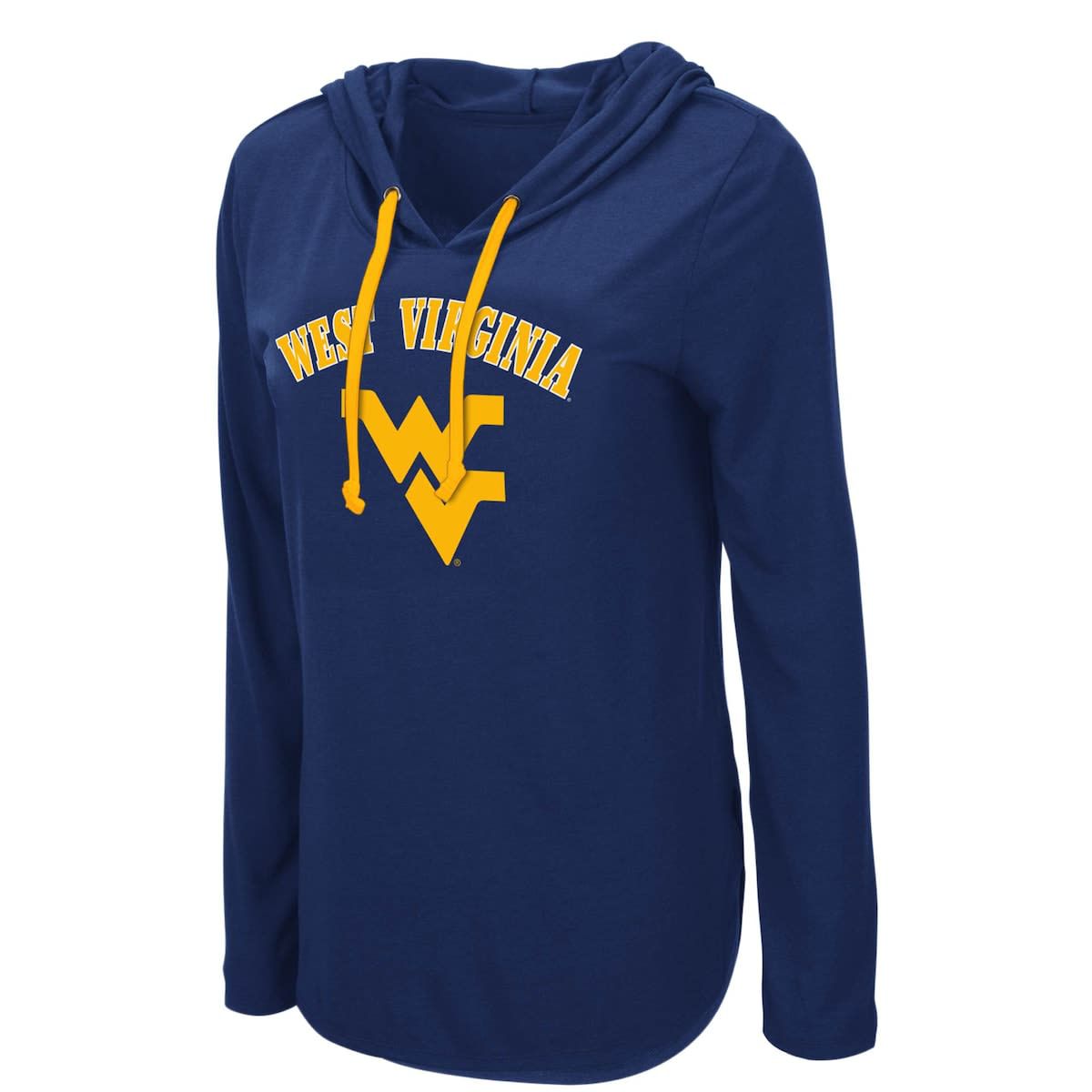 NCAA West Virginia Mountaineers My Lover Lightweight Hooded Long Sleeve T-Shirt