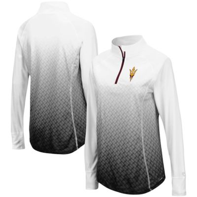 NCAA Arizona State Sun Devils Magic Ombre Lightweight Fitted Quarter-Zip Long Sleeve Top