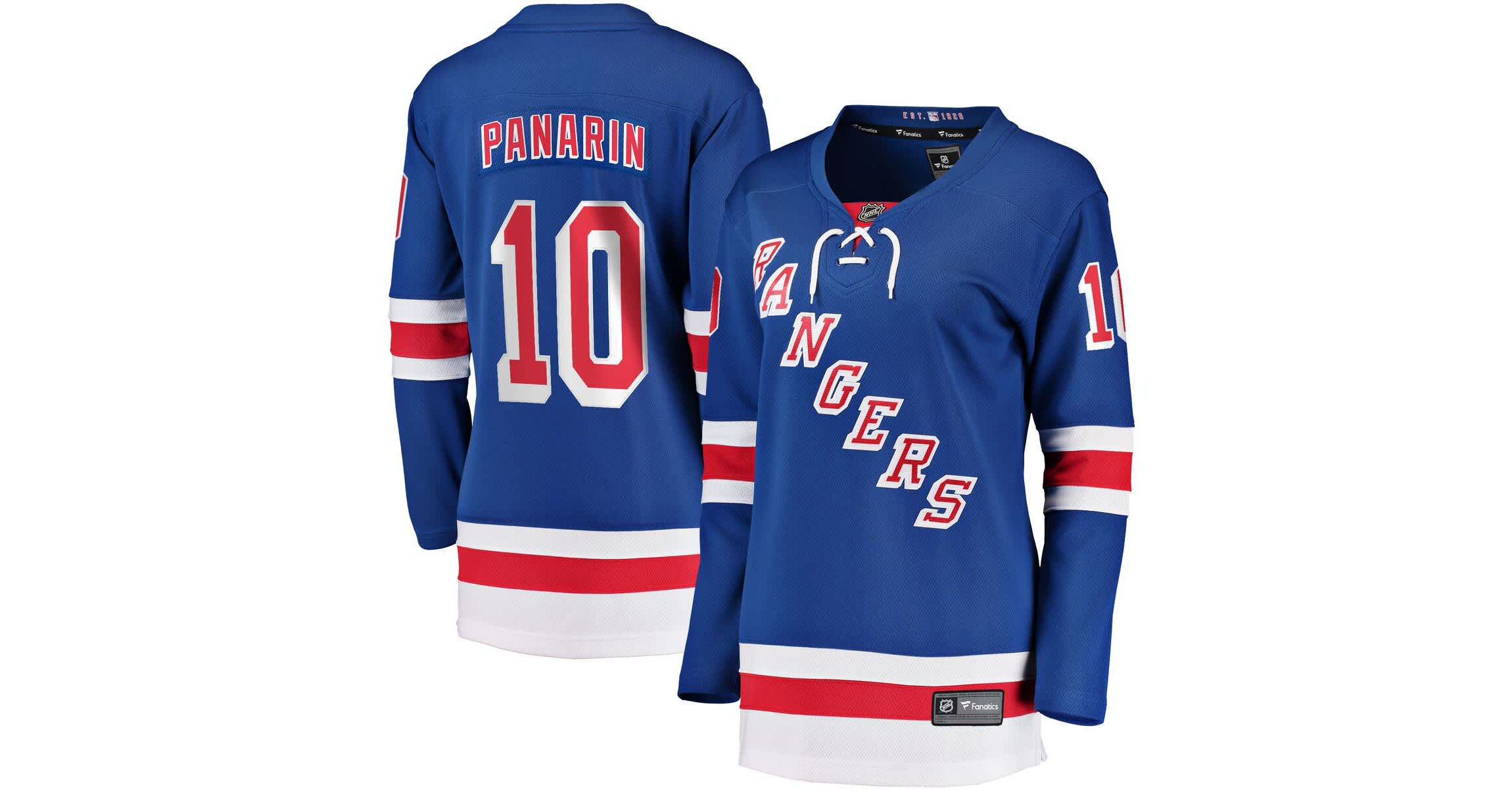 NHL Fanatics Artemi Panarin New York Rangers Home Breakaway Player Jersey
