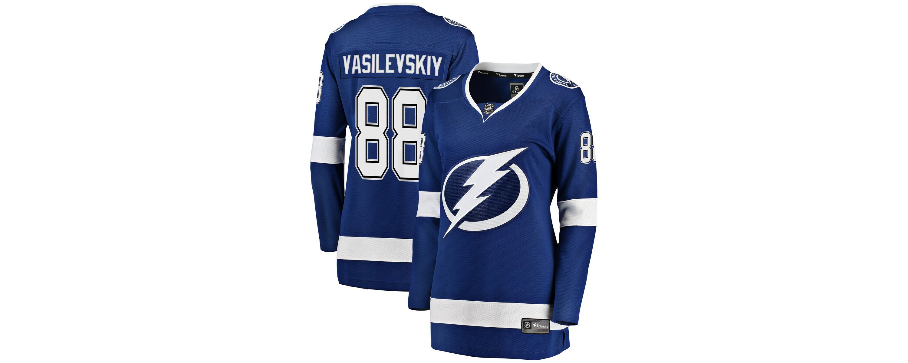 NHL Fanatics Tampa Bay Lightning Andrei Vasilevskiy Breakaway Player Jersey