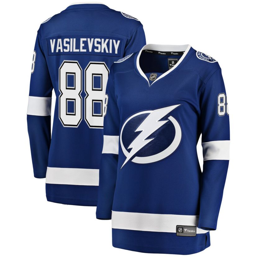 NHL Fanatics Tampa Bay Lightning Andrei Vasilevskiy Breakaway Player Jersey