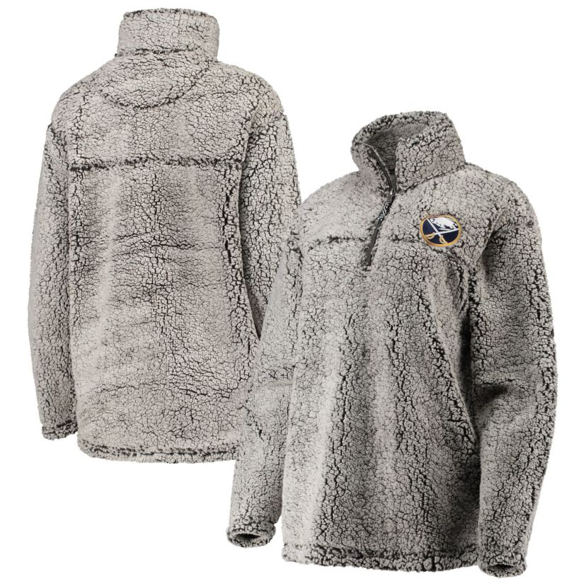 NHL Buffalo Sabres Sherpa Quarter-Zip Pullover Jacket