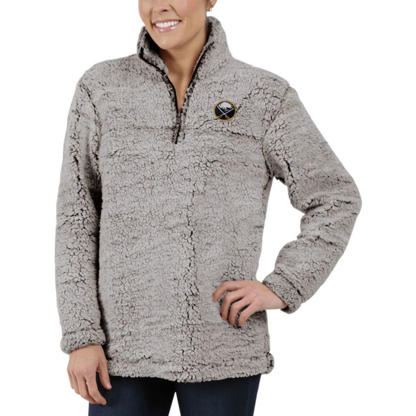 NHL Buffalo Sabres Sherpa Quarter-Zip Pullover Jacket