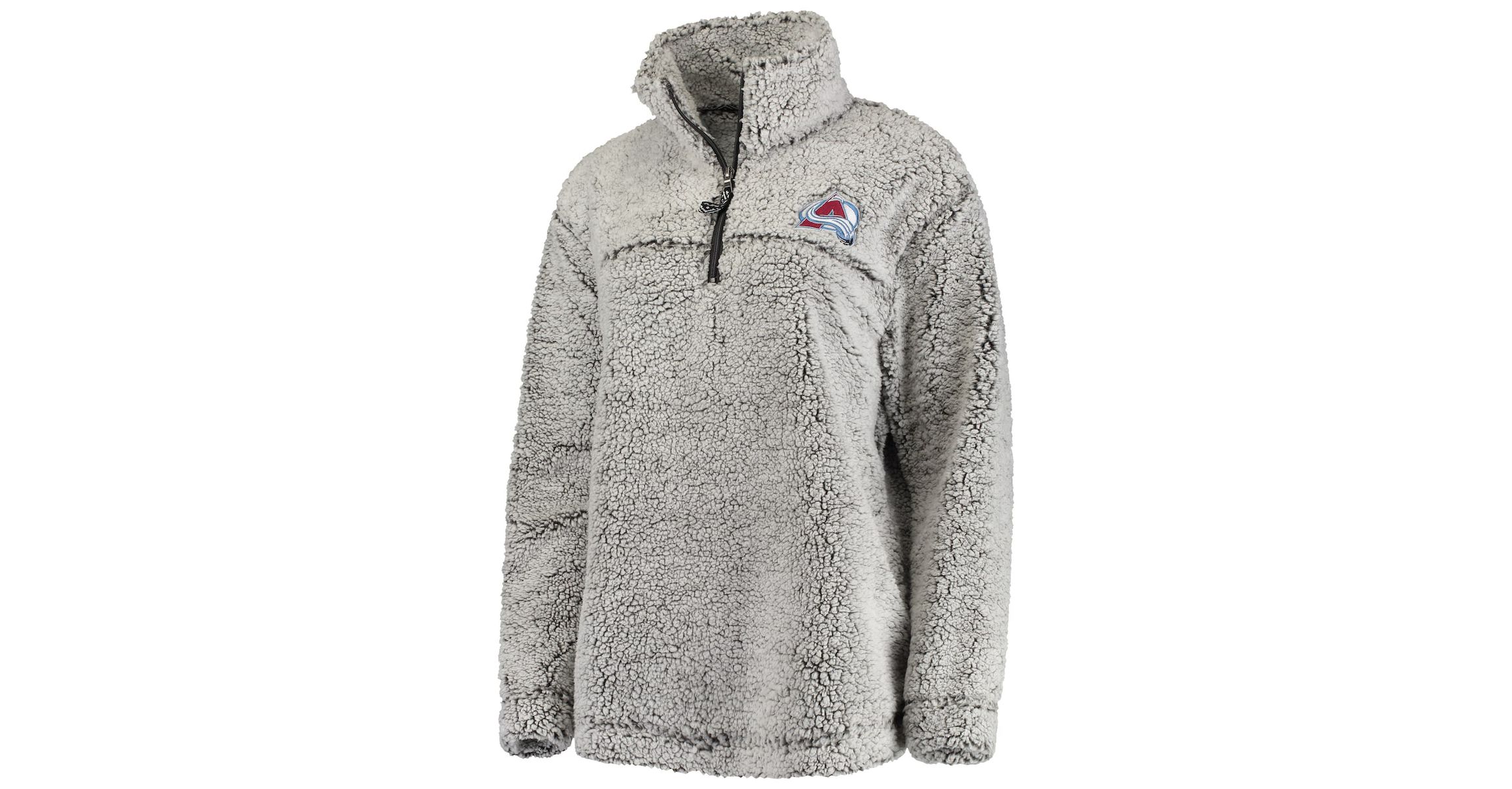 NHL Colorado Avalanche Sherpa Quarter-Zip Pullover Jacket