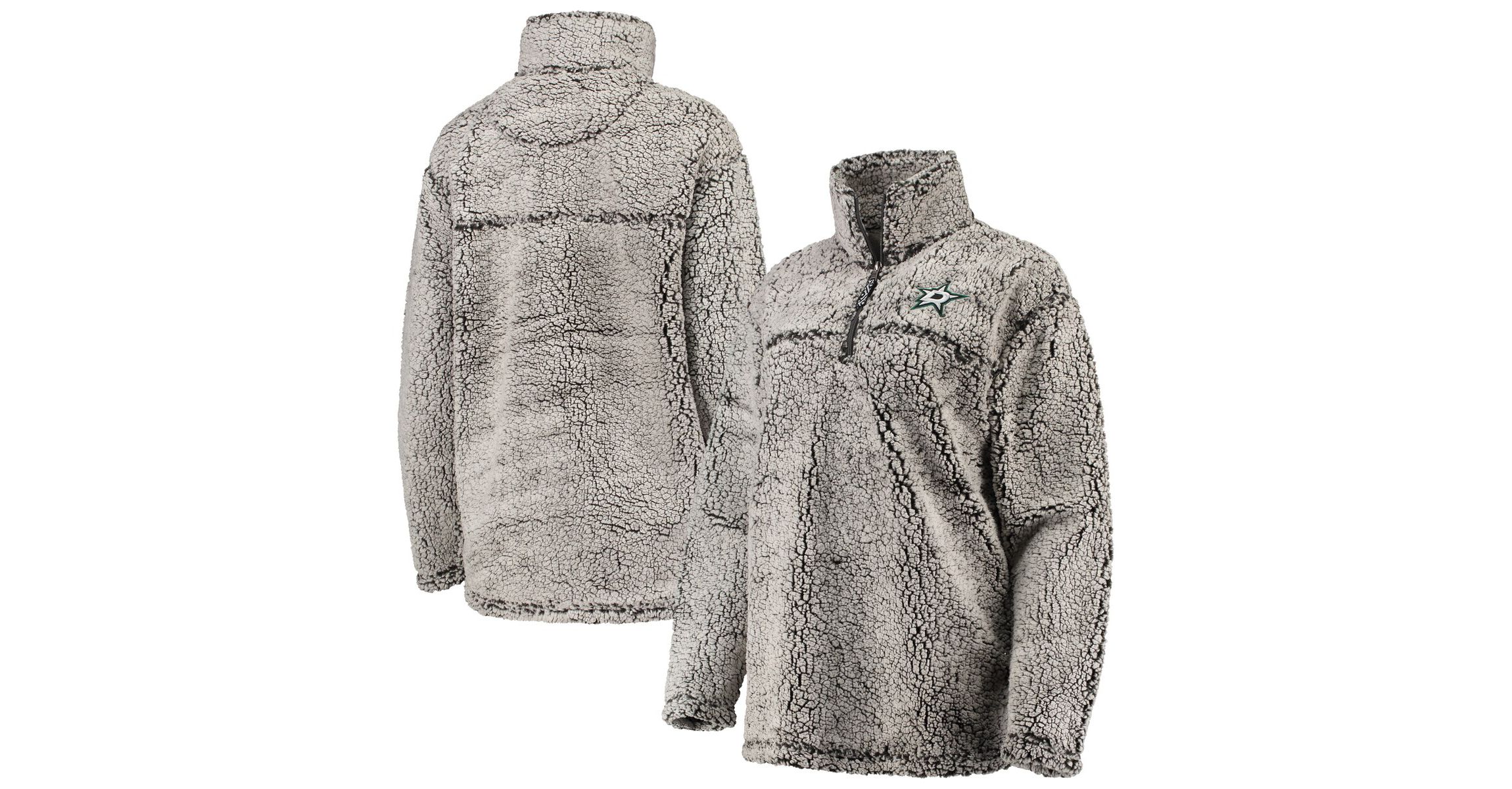 NHL Dallas Stars Sherpa Quarter-Zip Pullover Jacket