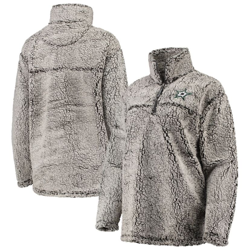 NHL Dallas Stars Sherpa Quarter-Zip Pullover Jacket