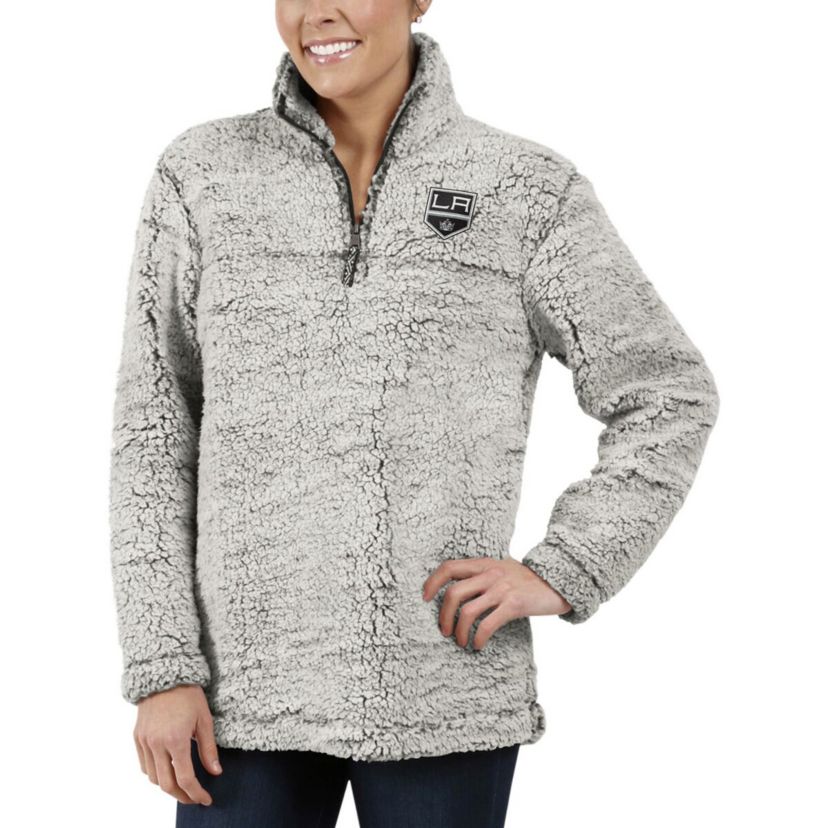 NHL Los Angeles Kings Sherpa Quarter-Zip Pullover Jacket