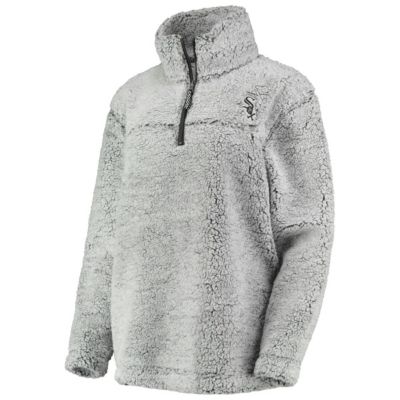 Chicago White Sox MLB Chicago Sox Sherpa Quarter-Zip Pullover Jacket