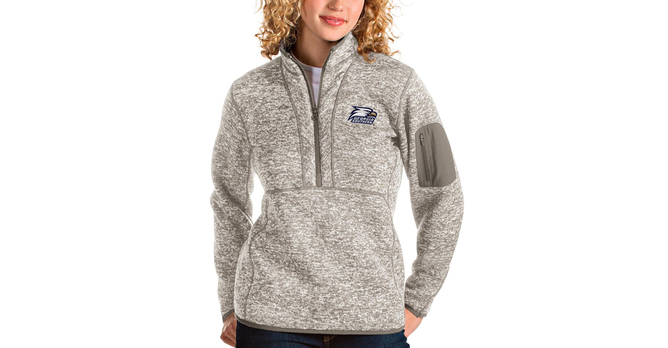 NCAA Georgia Southern Eagles Fortune Half-Zip Pullover Sweater