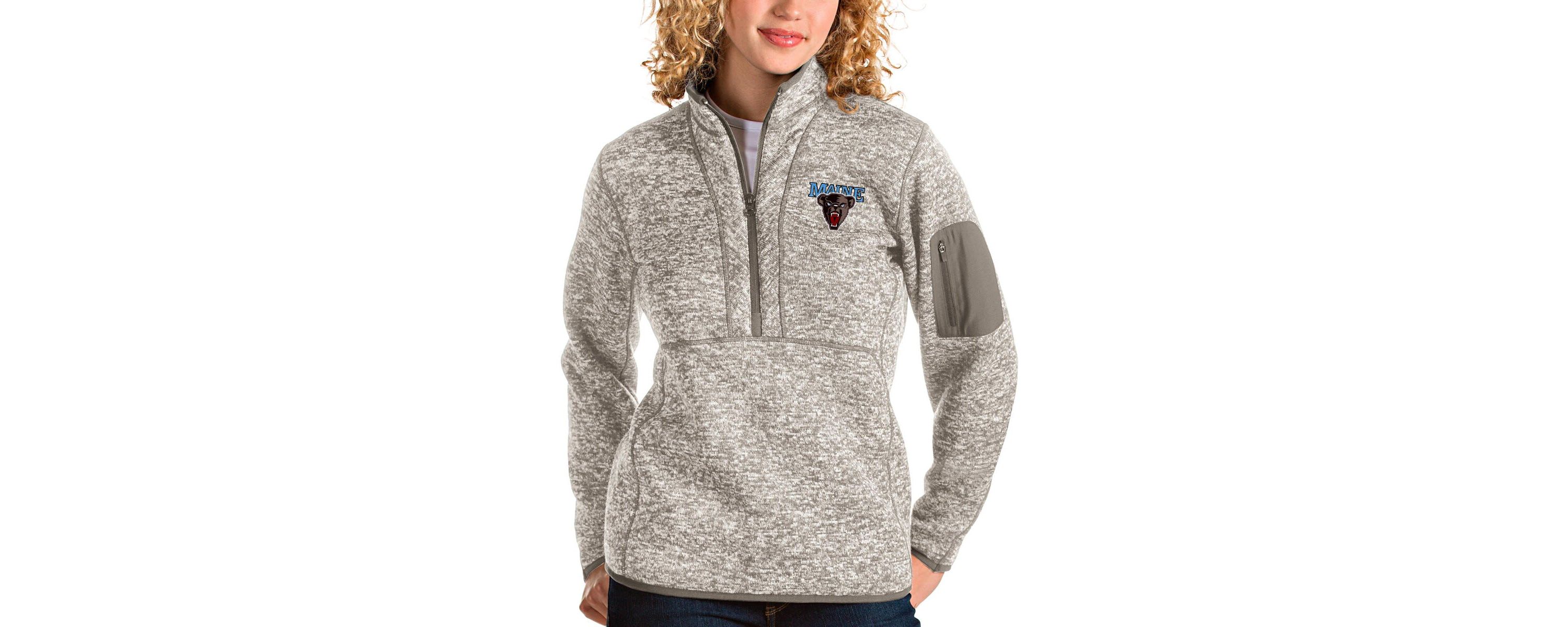 Maine Black Bears NCAA Maine Bears Fortune Half-Zip Pullover Sweater