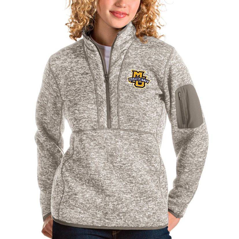 NCAA Marquette Golden Eagles Fortune Half-Zip Pullover Sweater