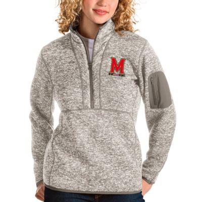 NCAA Maryland Terrapins Fortune Half-Zip Pullover Sweater