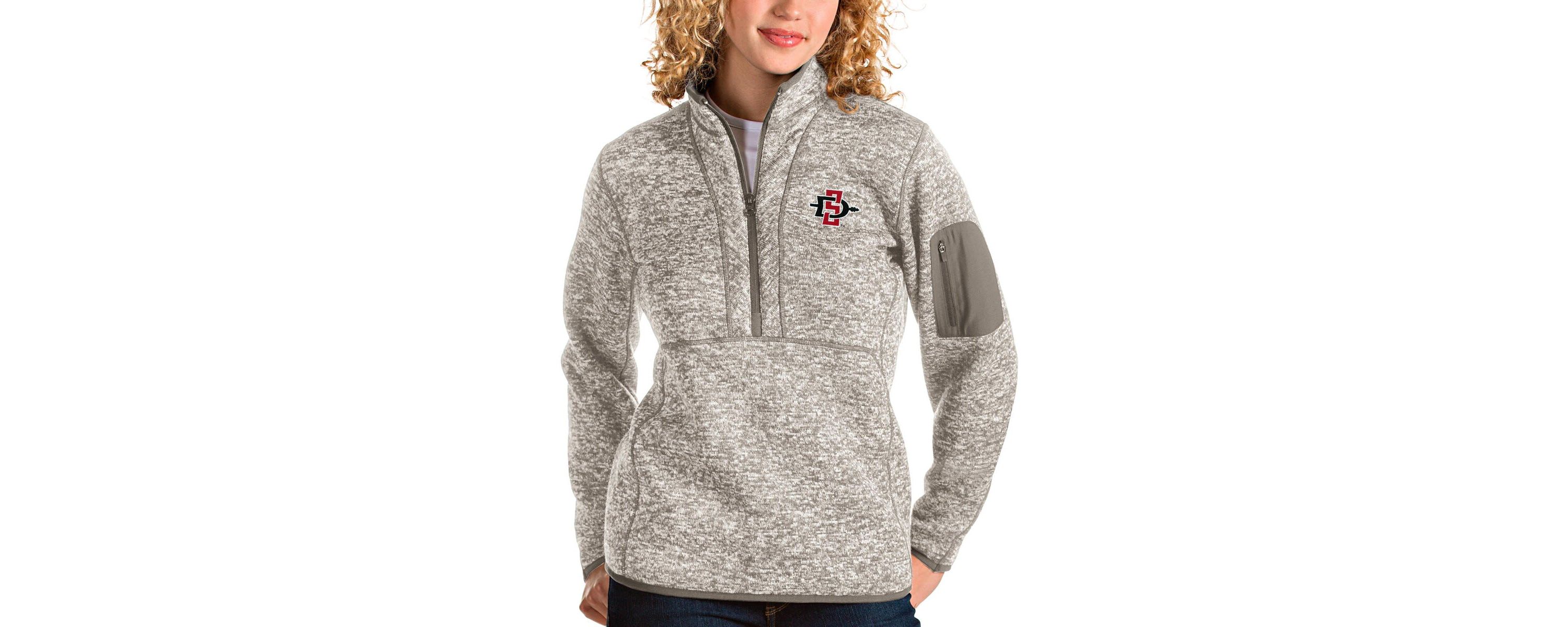 NCAA San Diego State Aztecs Fortune Half-Zip Pullover Sweater