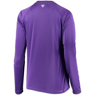 NCAA Clemson Tigers PFG Tidal Omni-Shade Long Sleeve T-Shirt