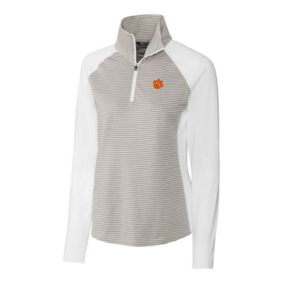 NCAA Clemson Tigers Forge Tonal Half-Zip Pullover Jacket