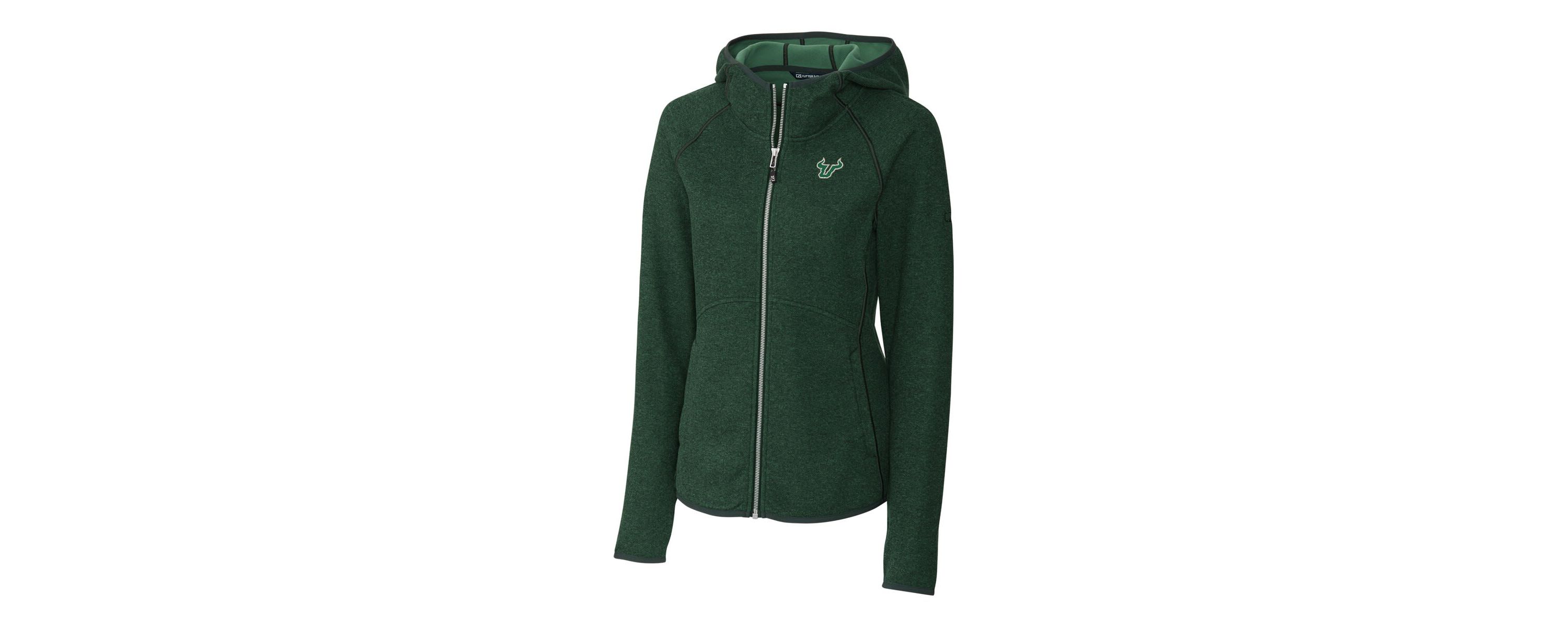 NCAA South Florida Bulls Mainsail Hooded Full-Zip Jacket