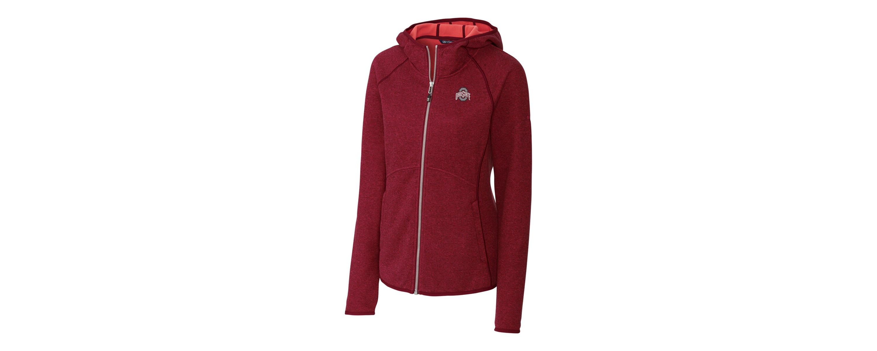 NCAA Ohio State Buckeyes Mainsail Hooded Full-Zip Jacket