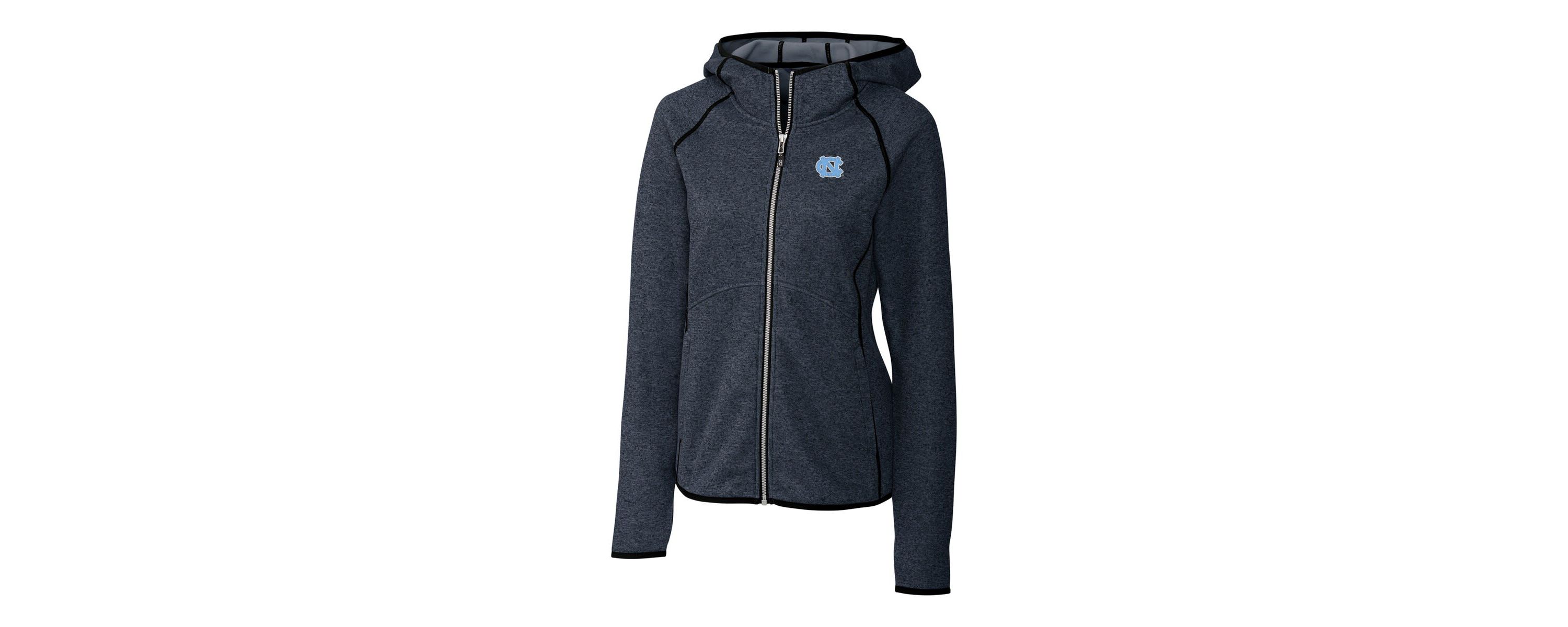 NCAA North Carolina Tar Heels Mainsail Hooded Full-Zip Jacket