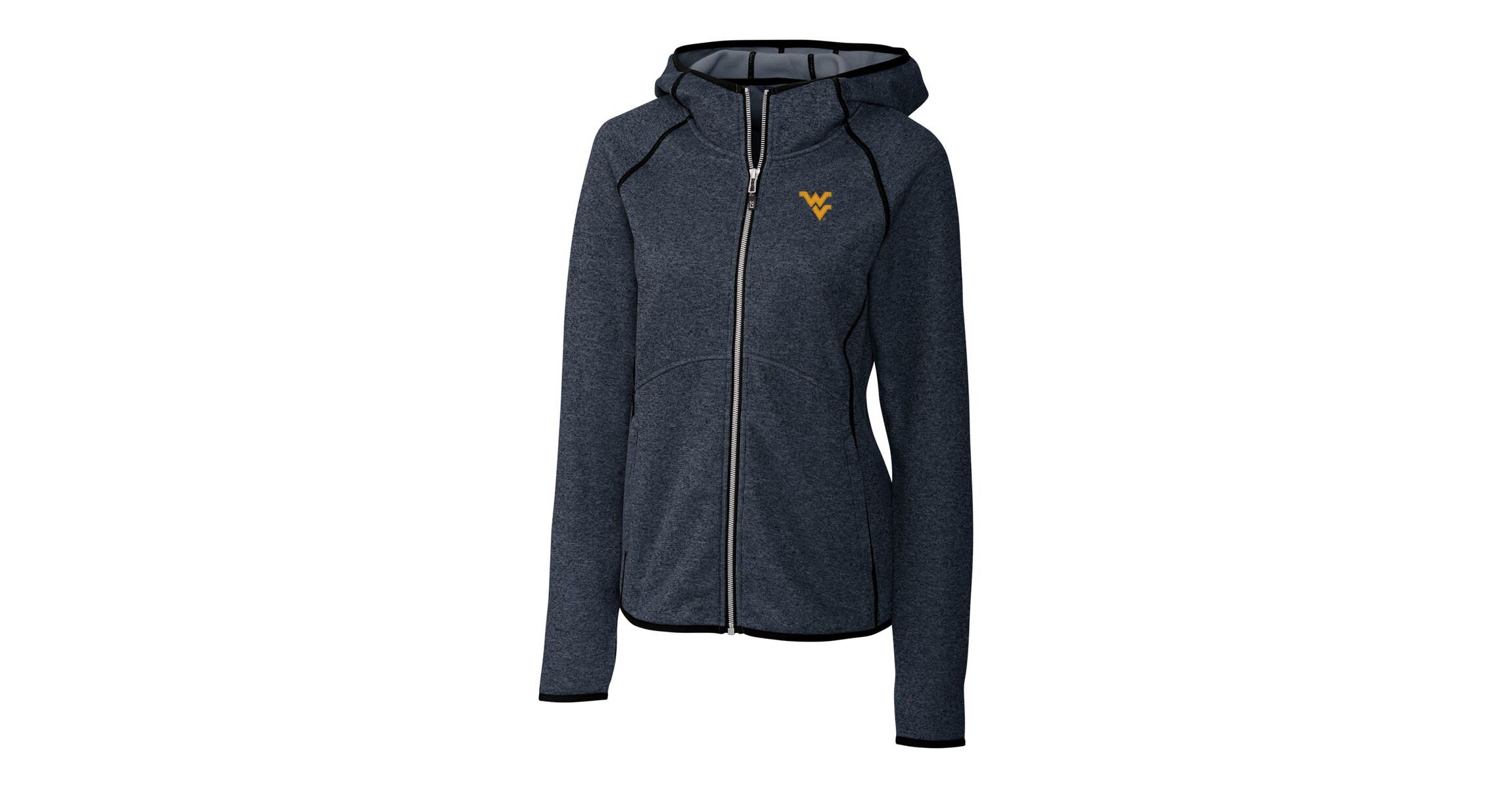 NCAA West Virginia Mountaineers Mainsail Hooded Full-Zip Jacket